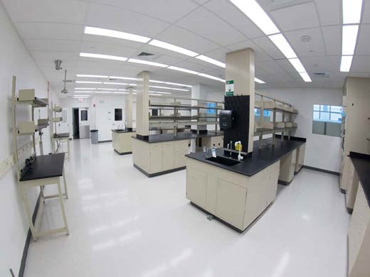Laboratory cabinets and countertops